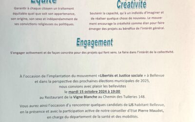 Invitation aux électeurs bellevistes